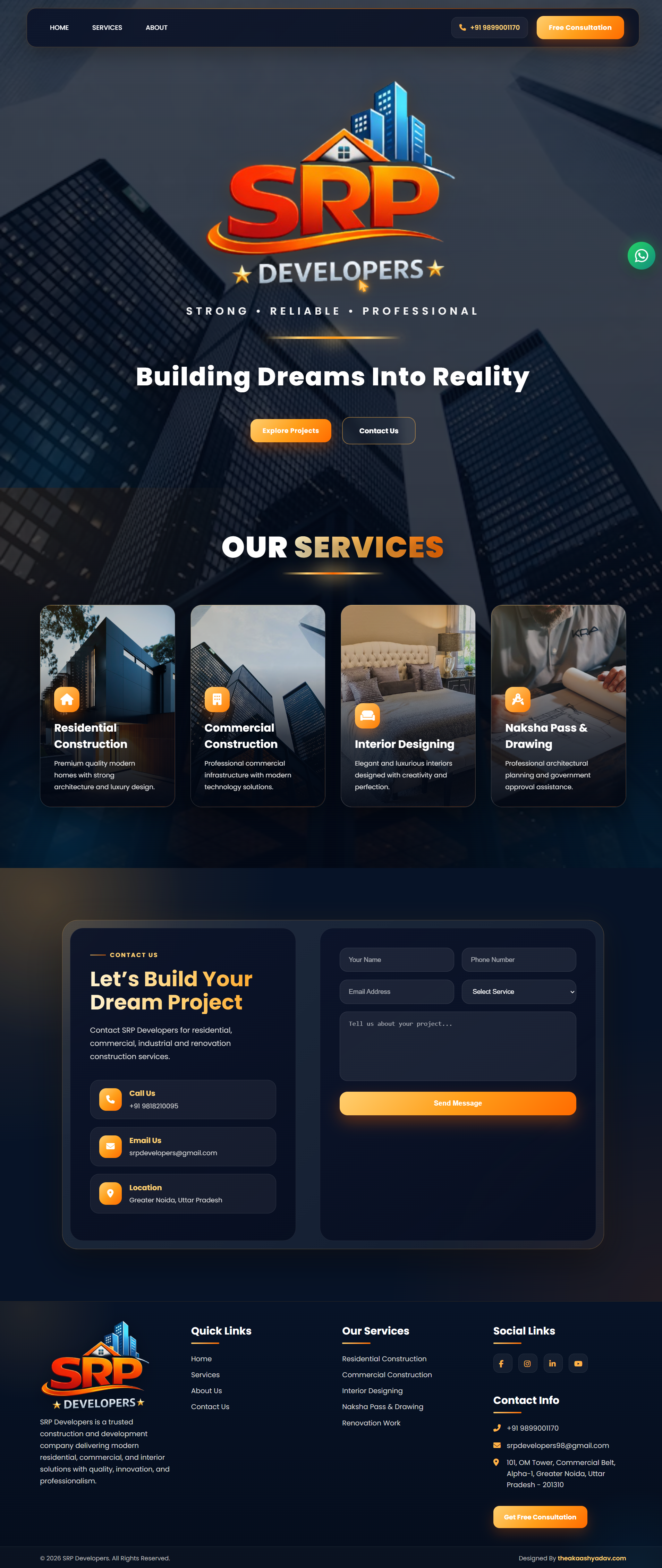 Interior Designing Website